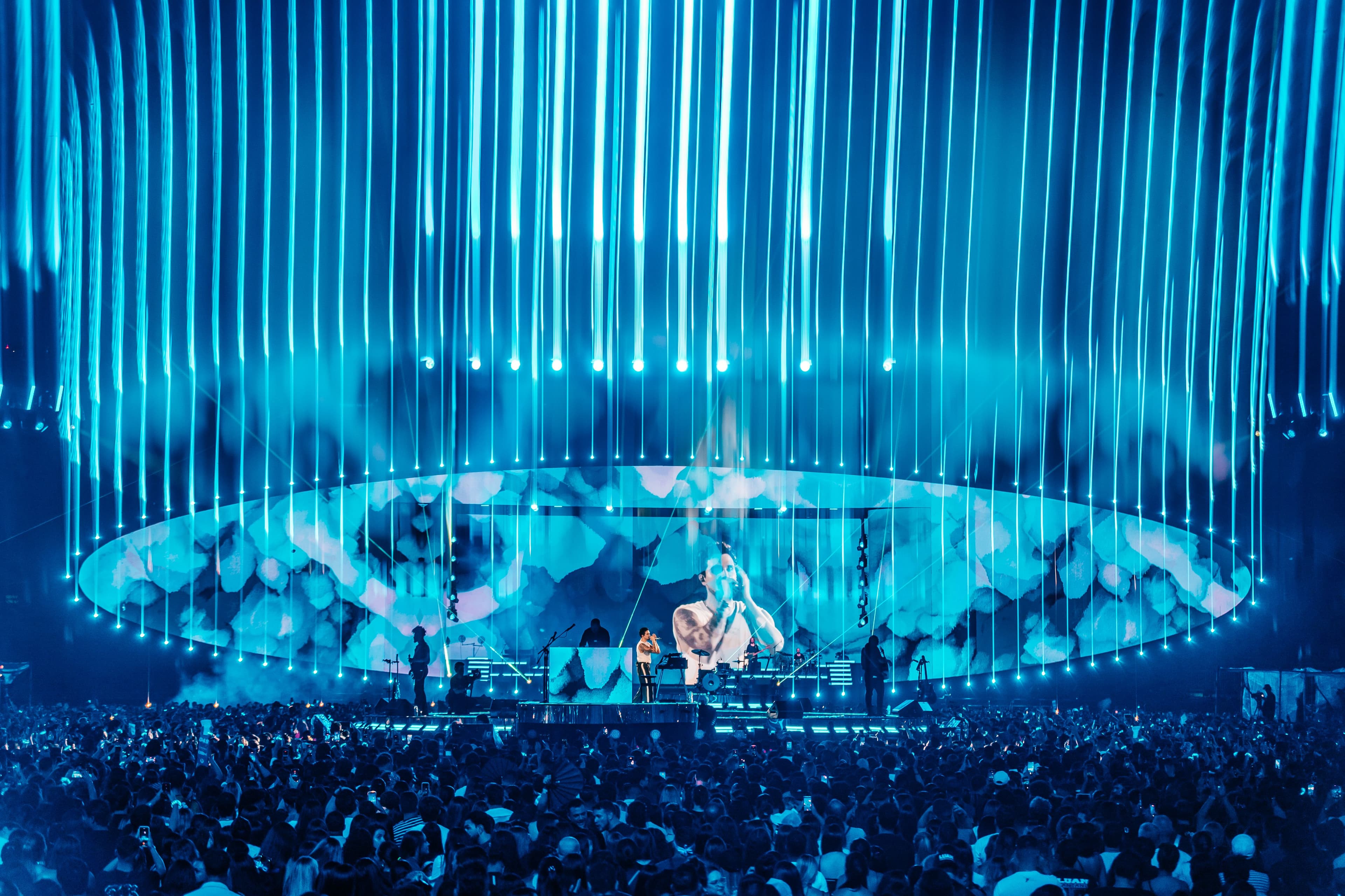 Imagem do palco, Luan Santana